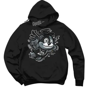 White Thunder 4s Sneaker Hoodie Slam Dunk Bear Graphic