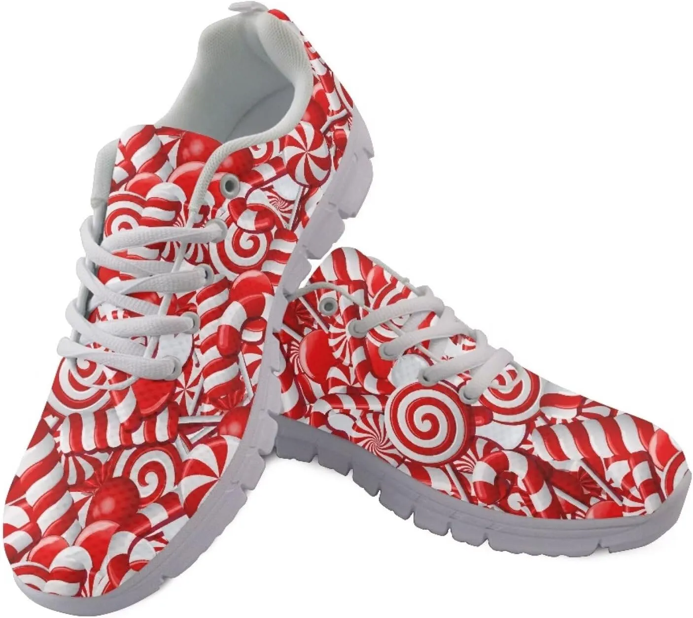 Women Men Lace Up Shoes Walking Sports Trainers Durable Sneaker for Running Hiking Gym US 5-15