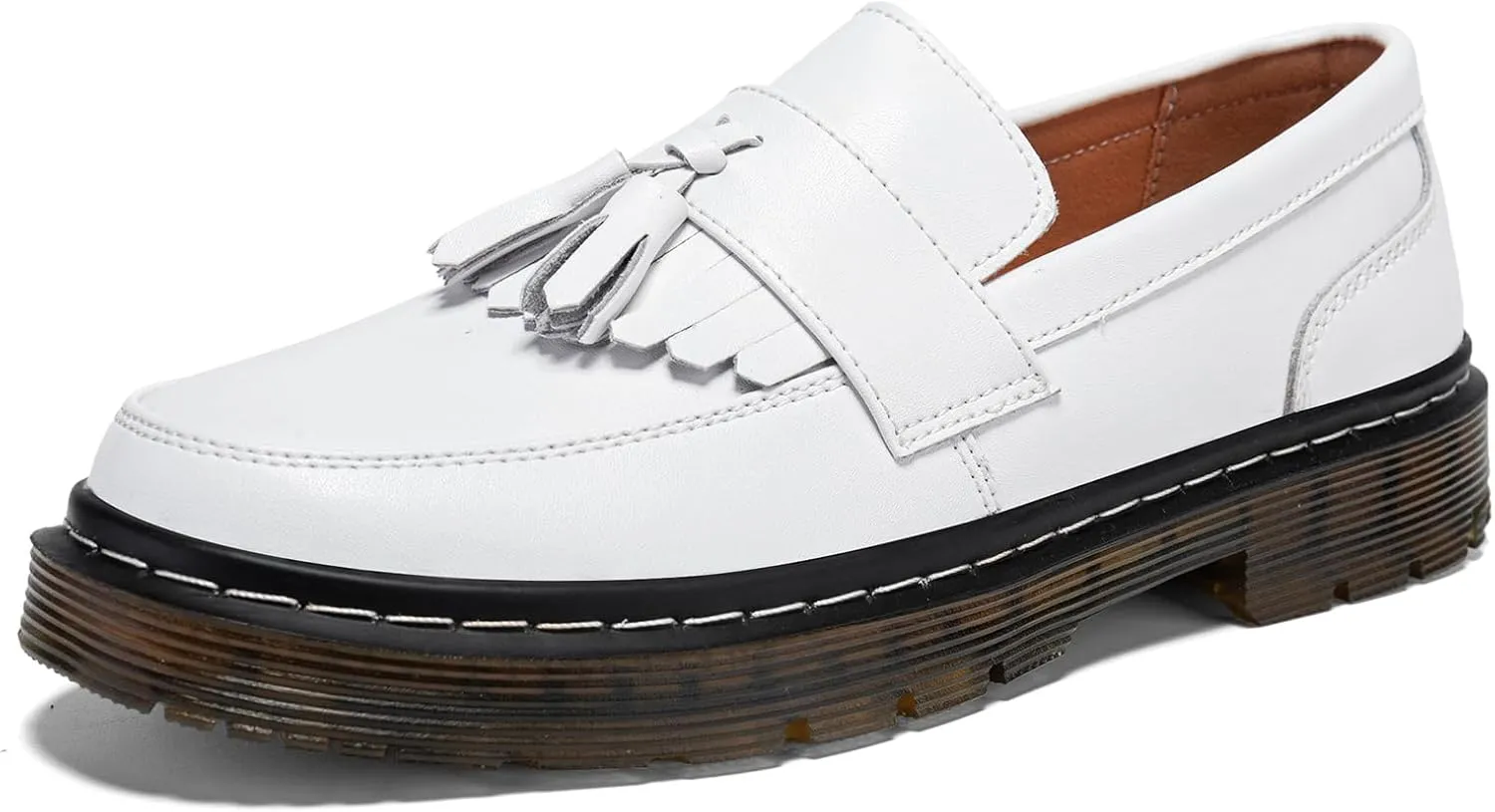 Women's Classic Penny Loafer Platform Chunky Heel Loafer for Women Comfortable Womens Business Casual Shoes
