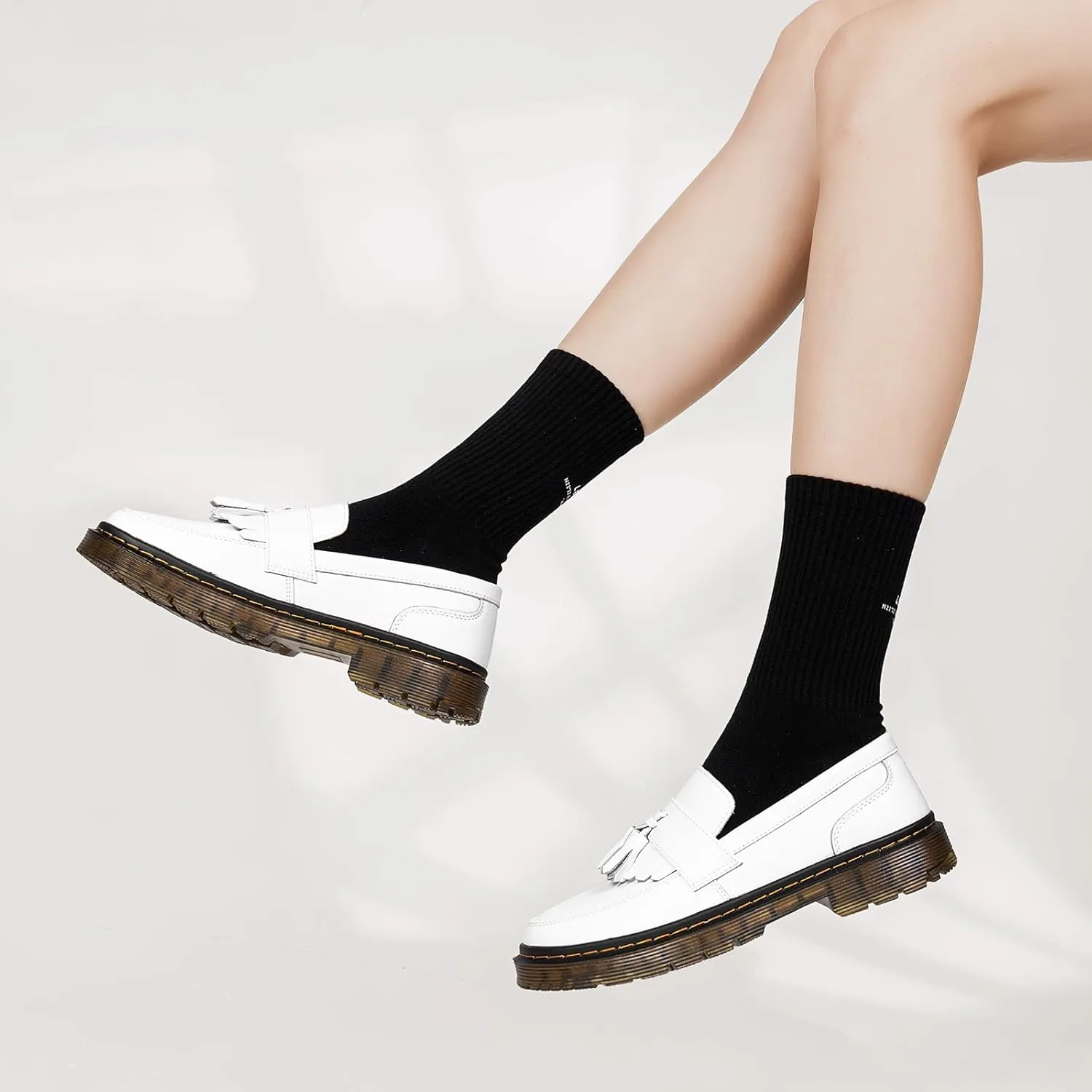 Women's Classic Penny Loafer Platform Chunky Heel Loafer for Women Comfortable Womens Business Casual Shoes