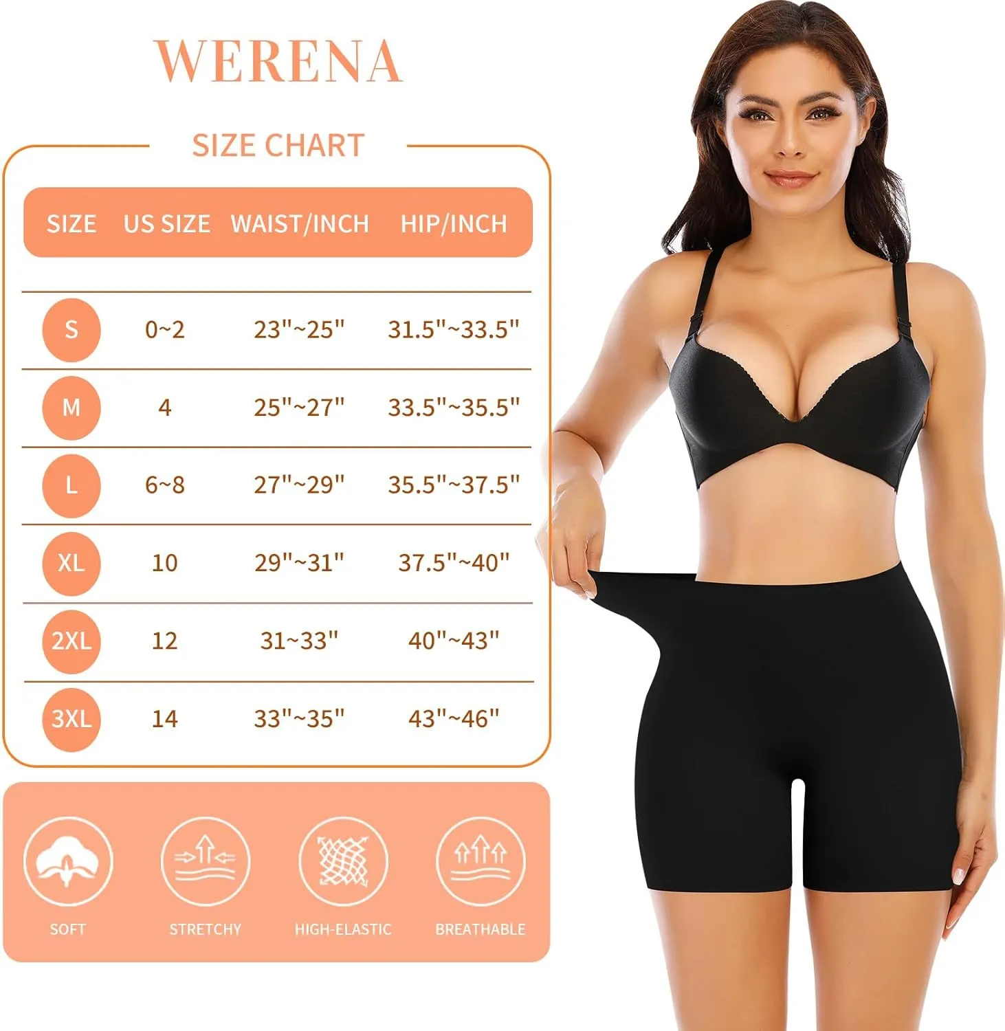Womens Seamless Shaping Boyshorts Panties Tummy Control Underwear Slimming Shapewear Shorts