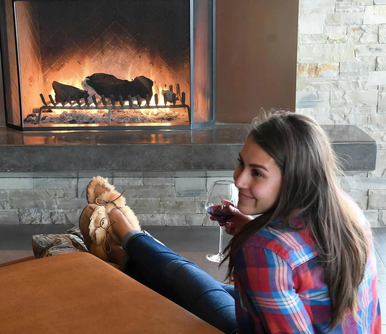 Women's Sheepskin Moccasin Slippers - Without Sole - Made In The USA