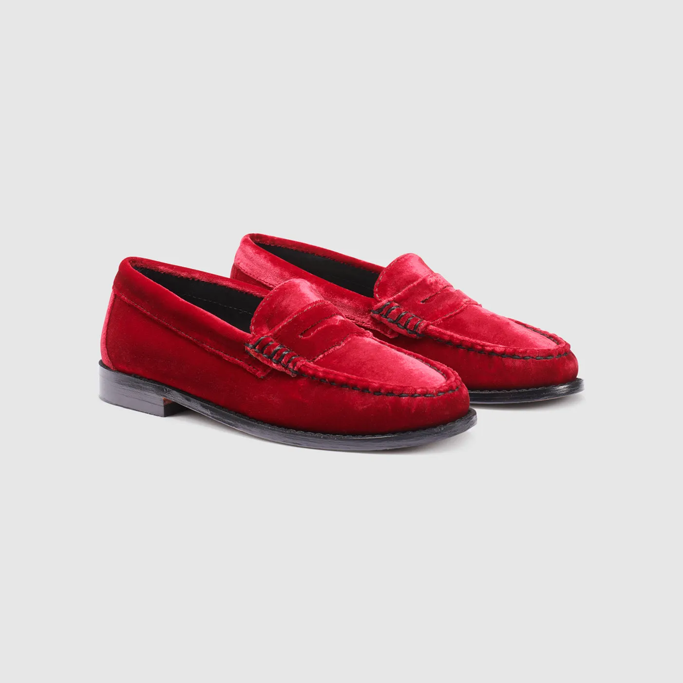 WOMENS WHITNEY VELVET WEEJUNS LOAFER