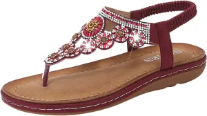 Yoga Mat Comfortable Flat Sandal for Women Comfortable Casual Summer Cool Shoes Comfortable Walking Sandals