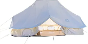 Yurt Tent with Stove Hole for Family Camping Large Space Festival Party Tent Teepee for Carnival, Party, Music Festival, Picnic - Bell Tent 4 Season, 4x6x3m